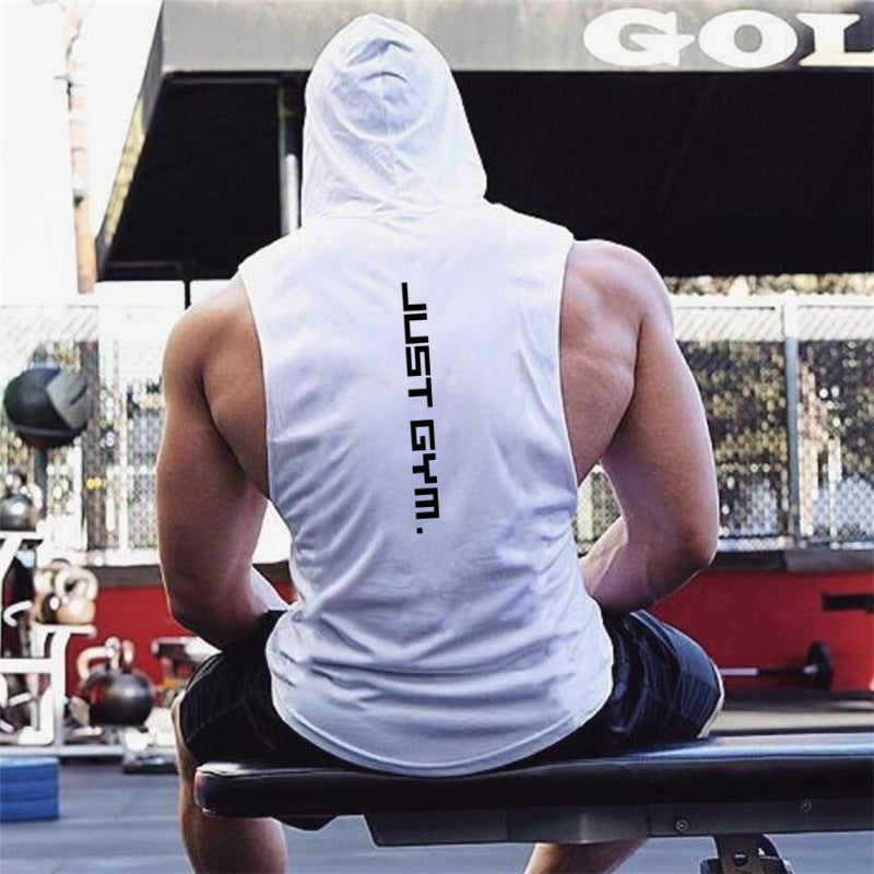 Hooded Loose Fitness Vest for Men