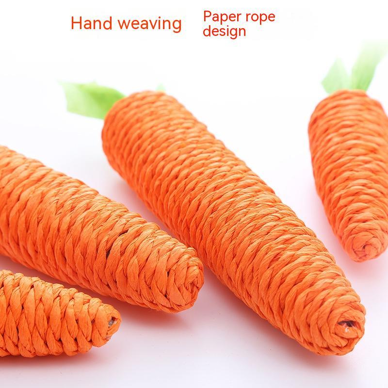 Cute Paper String Carrot Decorations