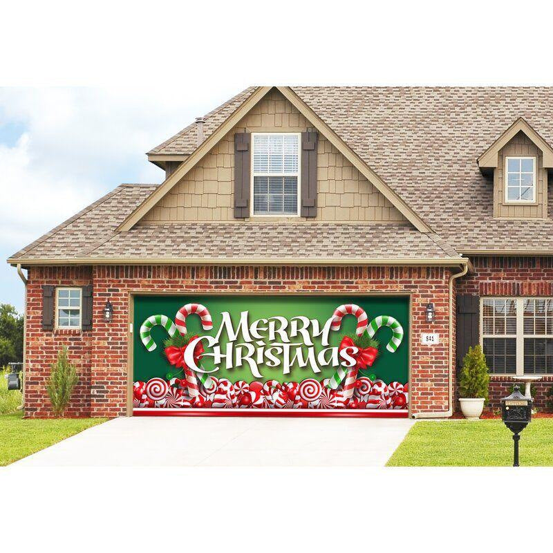 Christmas Garage Door Hanging Cloth