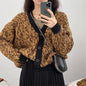 Mohair V-Neck Knitted Sweater for Women