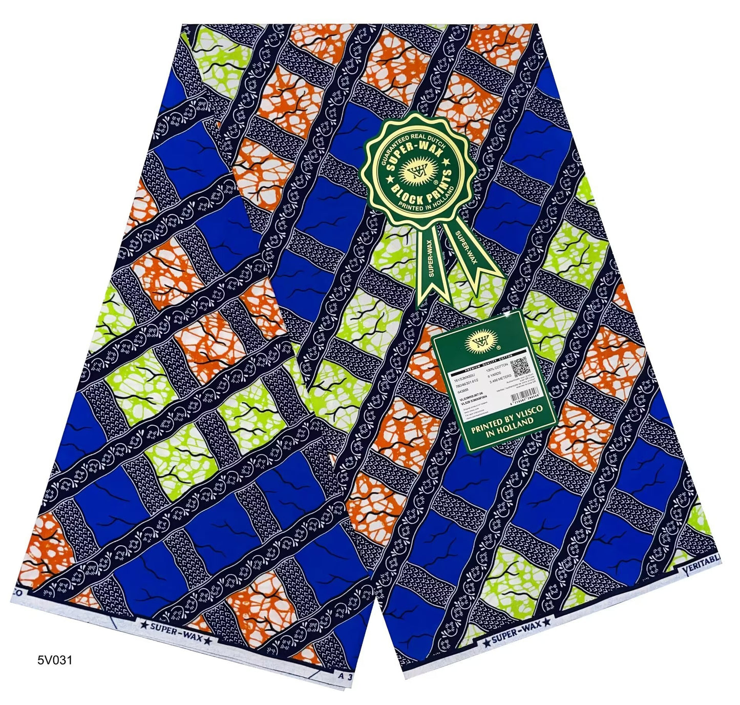 Printed Super Wax Fabric African