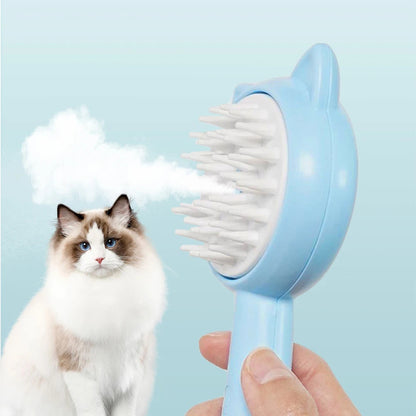 Rechargeable Self-Cleaning Pet Grooming Brush for Dogs & Cats