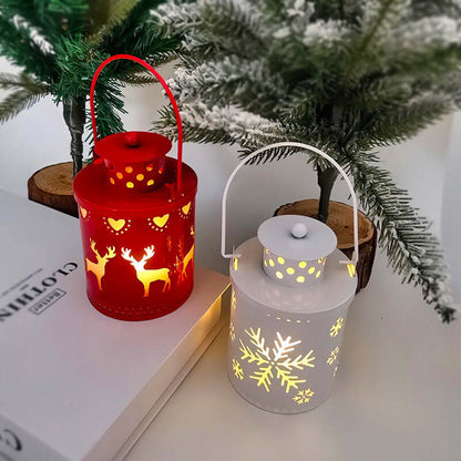 Nordic LED Candle Lanterns – Creative Holiday Decor