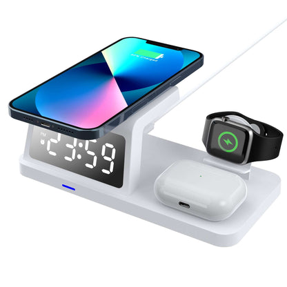 Four-in-One Clock Wireless Charger