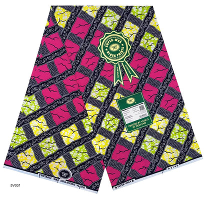 Printed Super Wax Fabric African