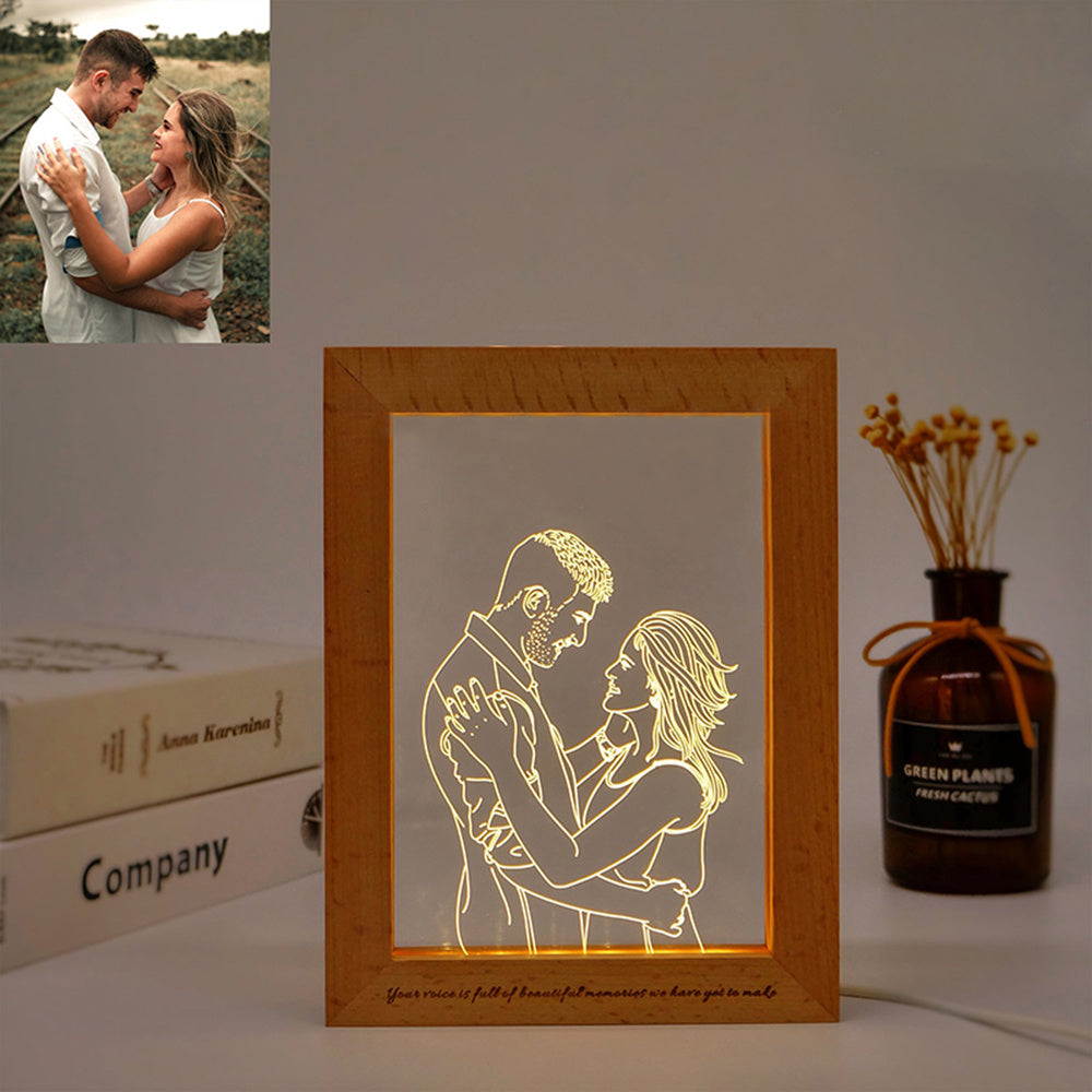 Custom Photo Frame Night Light