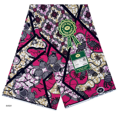Printed Super Wax Fabric African