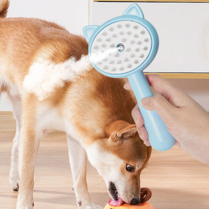 Rechargeable Self-Cleaning Pet Grooming Brush for Dogs & Cats