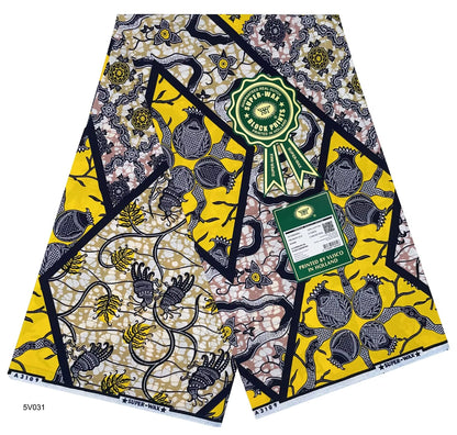 Printed Super Wax Fabric African