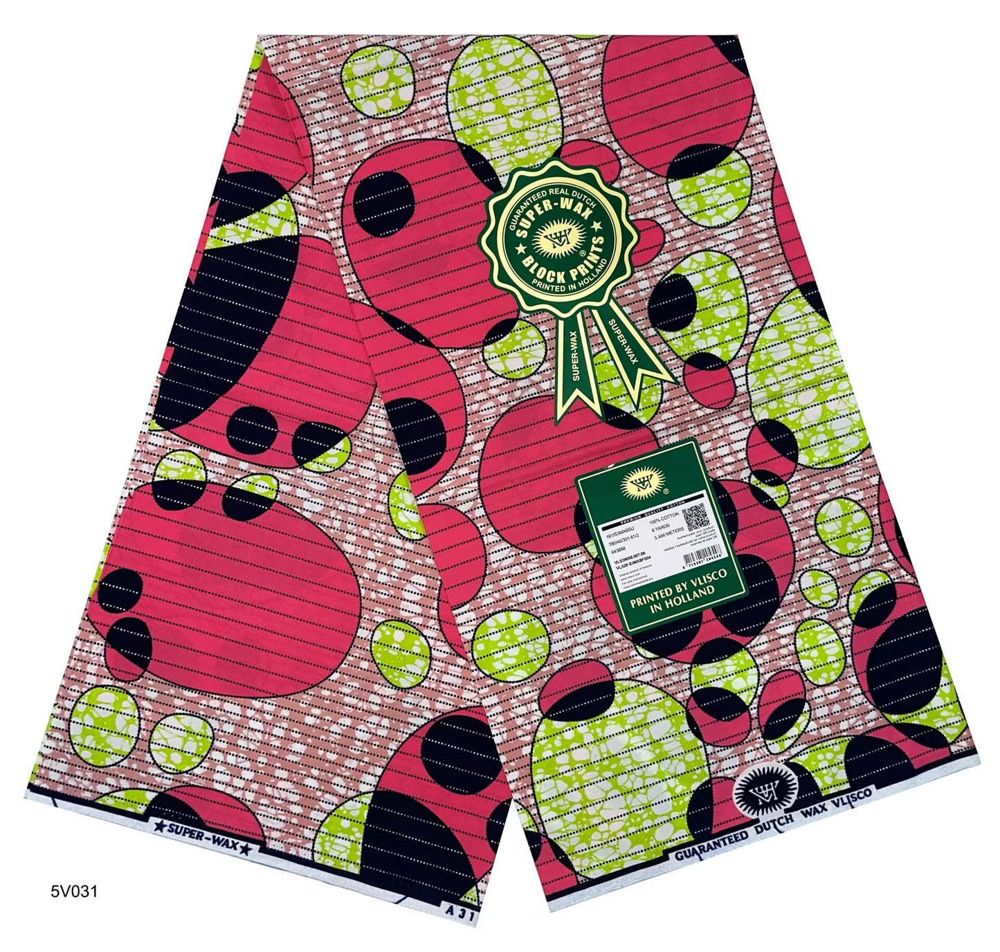 Printed Super Wax Fabric African