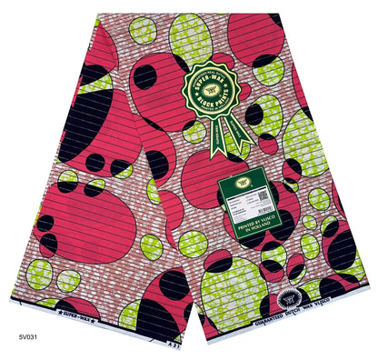Printed Super Wax Fabric African