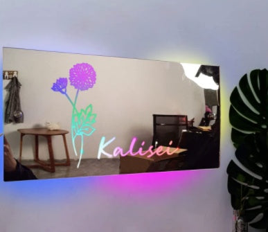 Personalized Name LED Mirror