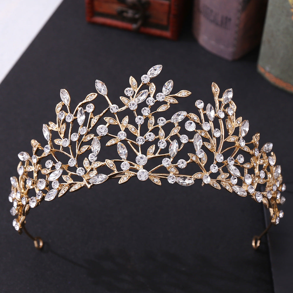 Vintage Rhinestone Headdress Crown