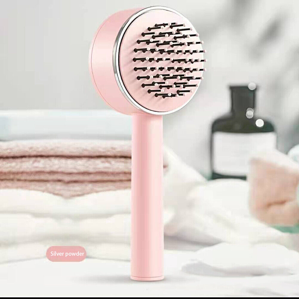 3D Air Cushion Self-Cleaning Hair Brush for Curly Hair