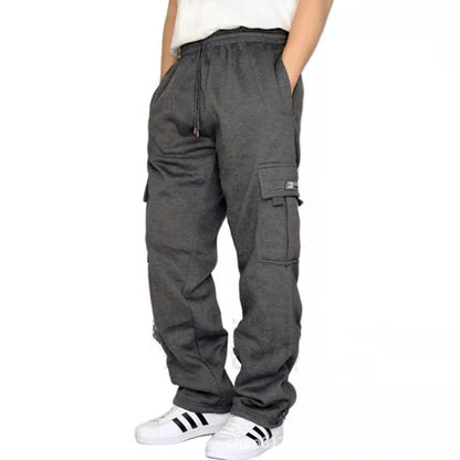 Men's Pants Sweatpants Stretch Elastic Waist Jogger Sports Pants Drawstring Trousers Fashion Mens Clothing