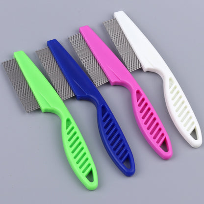 Fine-Toothed Flea Comb for Dogs & Cats