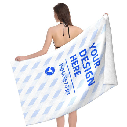 Vertical Microfiber Skin-friendly Absorbent Bath Towel