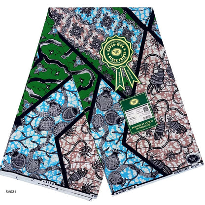 Printed Super Wax Fabric African