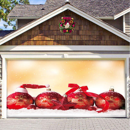 Christmas Garage Door Hanging Cloth