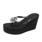 High Heel Women's Elegant Camellia Simple Platform Sandals