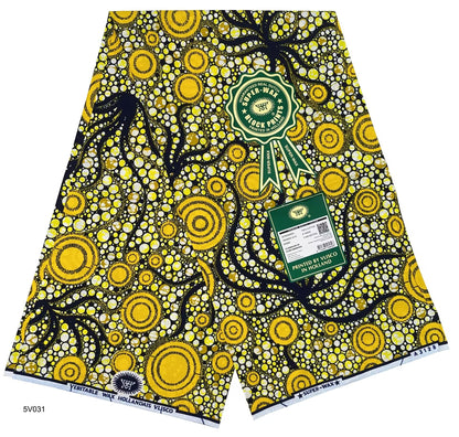 Printed Super Wax Fabric African