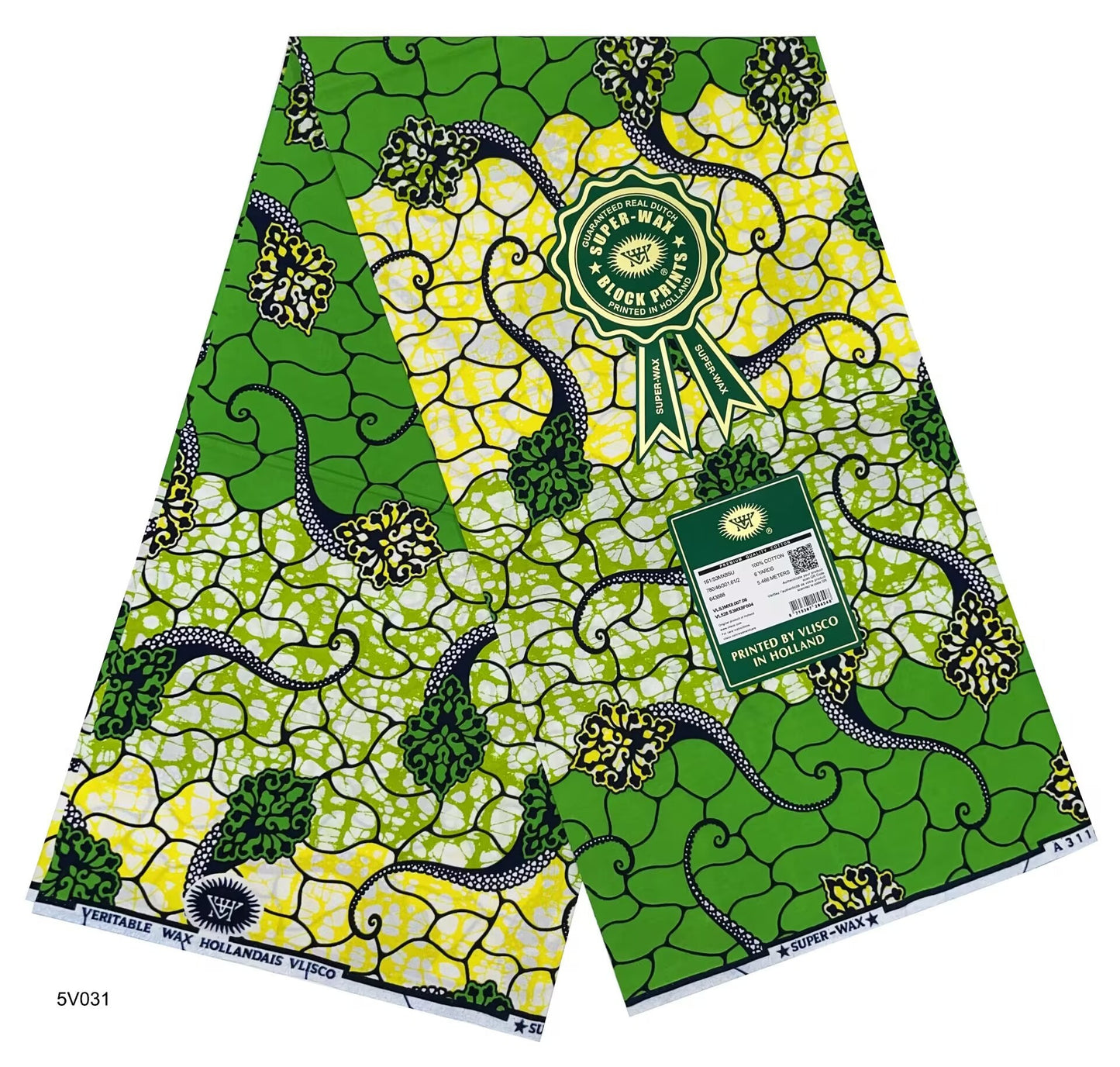 Printed Super Wax Fabric African