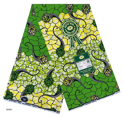 Printed Super Wax Fabric African