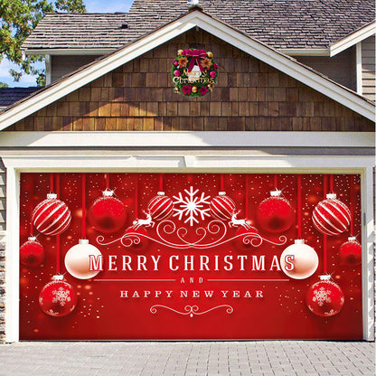 Christmas Garage Door Hanging Cloth