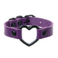 Punk Couple's Heart Hollow Leather Bracelet