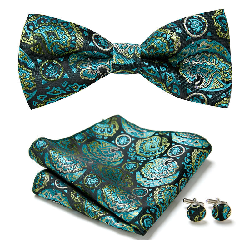 Three Piece Set Of Stylish Bow Ties