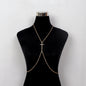 Accessories Cross Trend Rhinestone Pendant Chest Chain