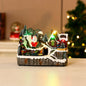 Christmas Rotating Resin Luminous Music Box Ornaments