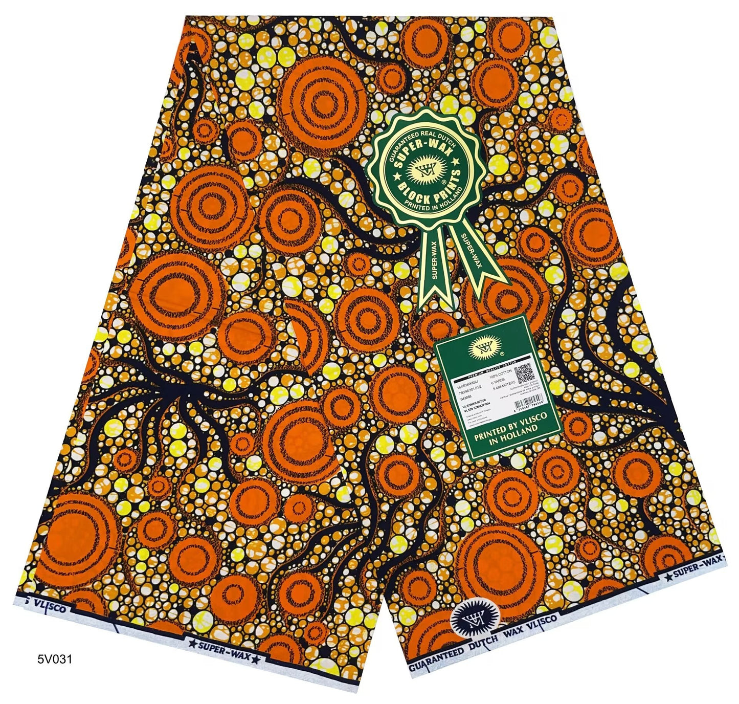 Printed Super Wax Fabric African