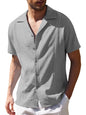 Men's Casual Linen Guayabera Shirt