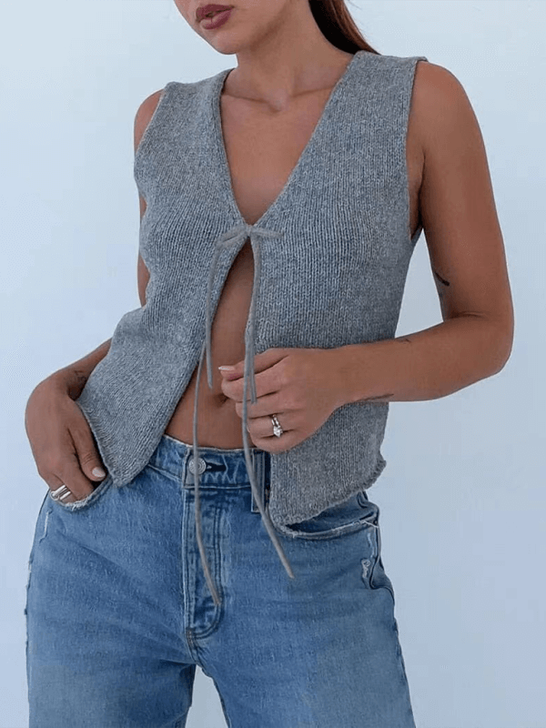 New fashionable and comfortable rope woolen vest