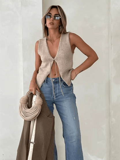 New fashionable and comfortable rope woolen vest