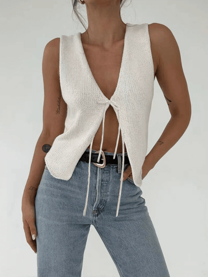 New fashionable and comfortable rope woolen vest