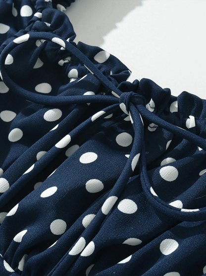 Polka dot print slip dress - PureSelect