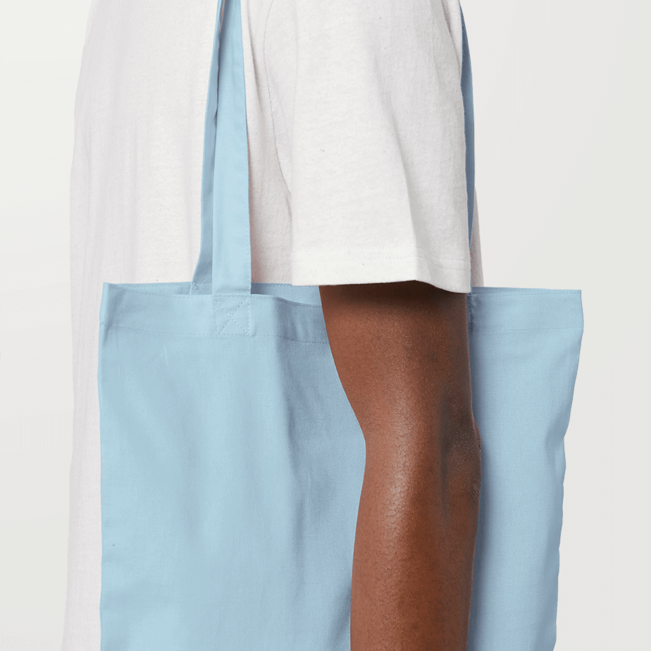 Custom tote bags made from 100% organic cotton