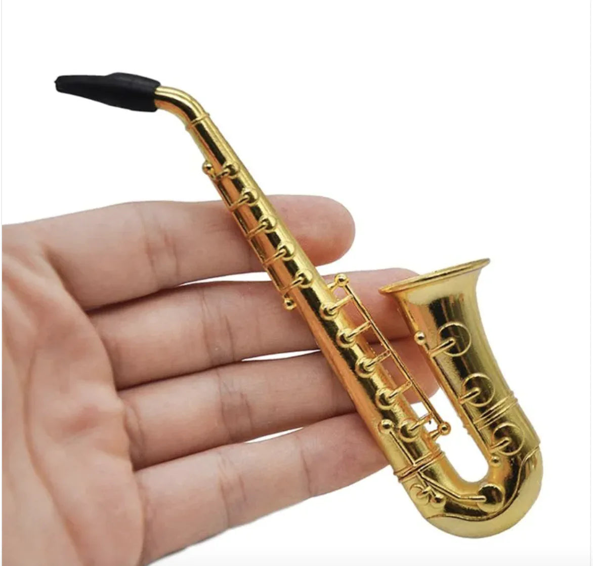 Small Metal Saxophone Pipe - PureSelect