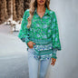 Women's Printed Shirt Women's Long Sleeve - PureSelect